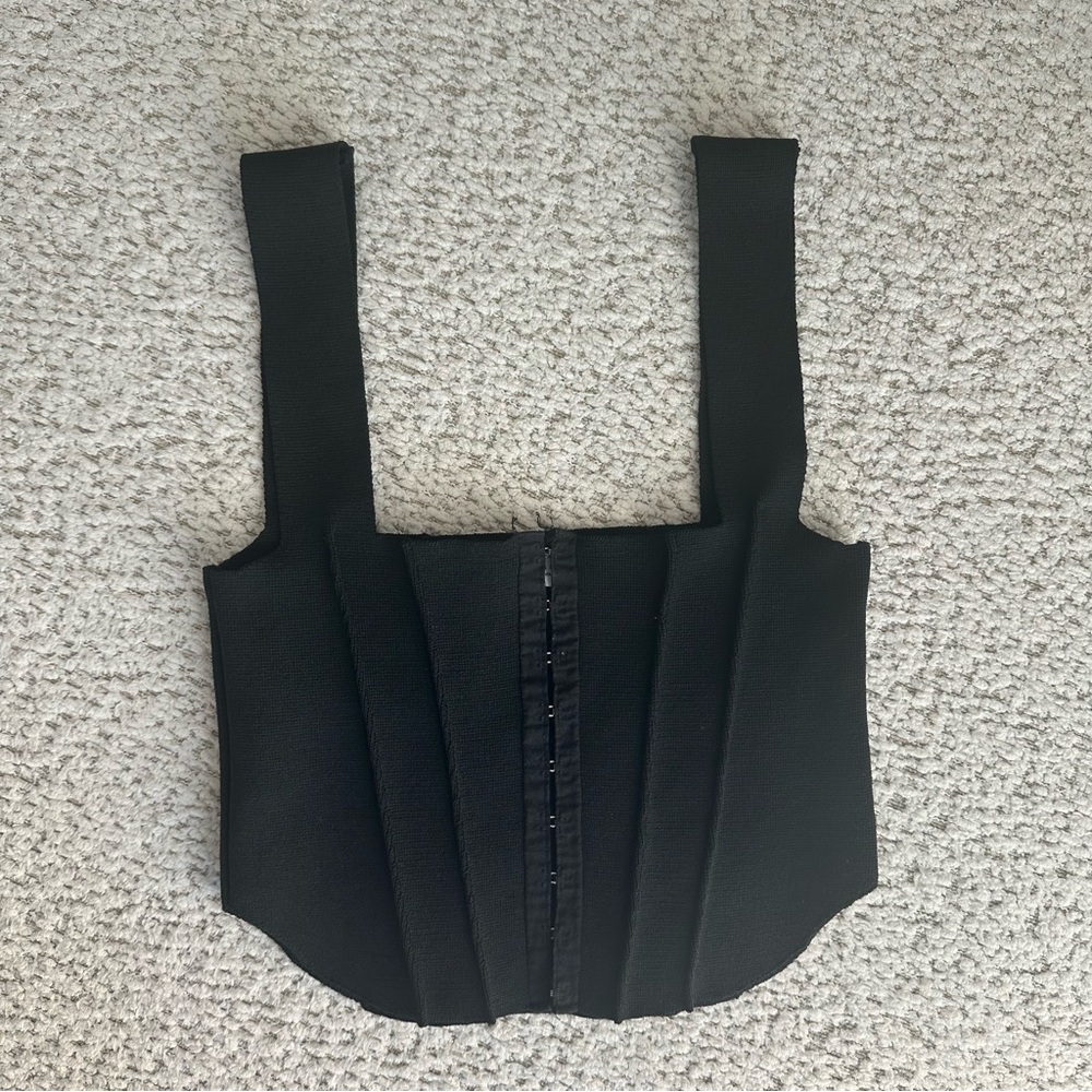 Zara Black Crop Top